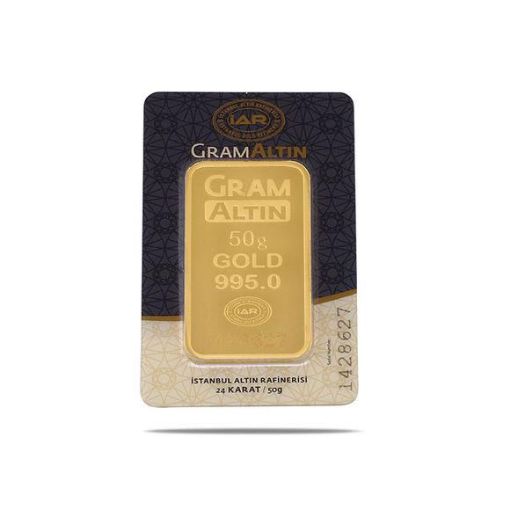 50 Gram Külçe Altın Saf Altın 24 Ayar (İAR Külçe Altın) resmi