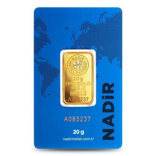 Picture of 20 Gram Gold Bar Fine Gold 24K (Nadir Gold Bullion)