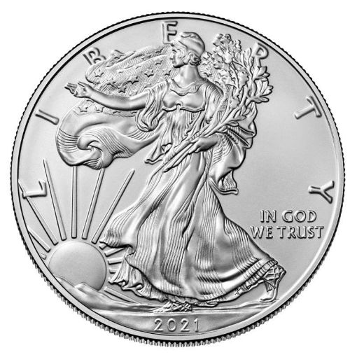 Picture of Silver American Eagles Coin 1 OZ 2021 (New Design)