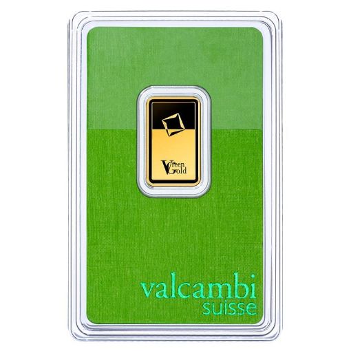 Изображение Зеленое золото слиток Valcambi 5 грамм