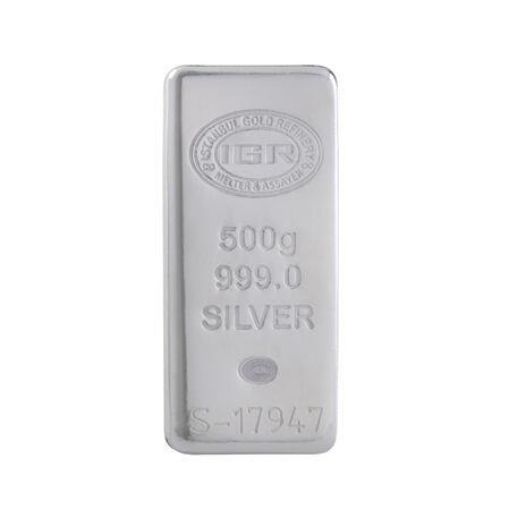 Picture of Silver Bar 500 Gram (IGR Silver Bullion)
