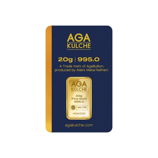 Picture of 20 Gram 24K Gold Bar Fine Gold (AgaKulche)