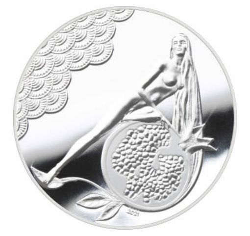 Изображение Свобода 2021 | Серебряная монета 1 унция | Высокий рельеф ПП