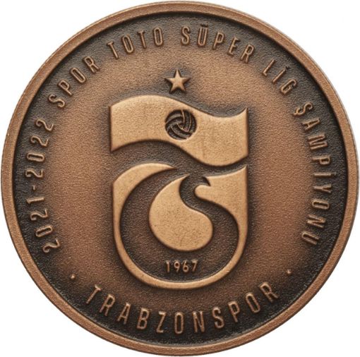 Trabzonspor Süperlig Bronz Sikke resmi