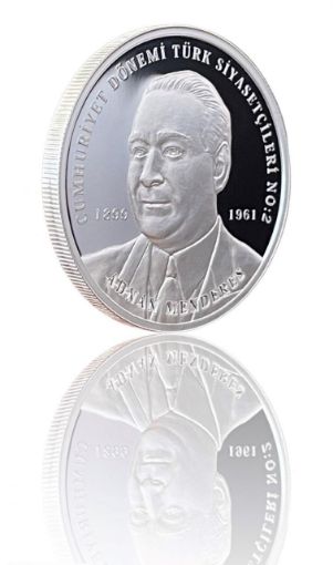 Picture of Silver Coin Adnan Menderes