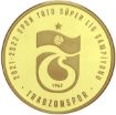 Trabzonspor Süperlig Gümüş Üzeri Altın Kaplama Sikke resmi